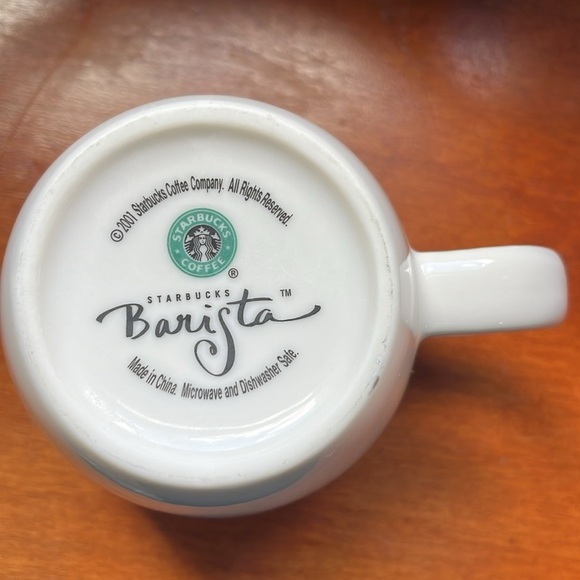 Starbucks Barista 2001 Classic White Mug - Picture 8 of 10